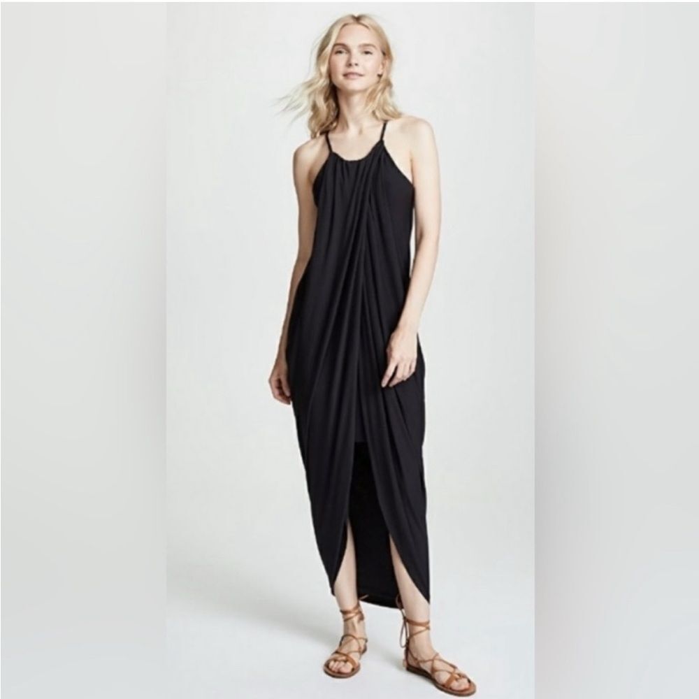 Joie Serlina Cinnamon Draped Front Maxi Dress Size Medium VGUC
